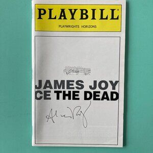 Alice Ripley (Only) Signed Playbill JAMES JOYCE'S THE DEAD PLAYWRIGHTS HORIZONS
